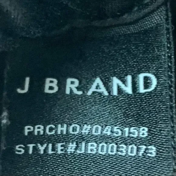 J Brand Piper Jogger Pant Black Cotton Blend Elasticized Paper Bag Waist Size 30 - Picture 6 of 13